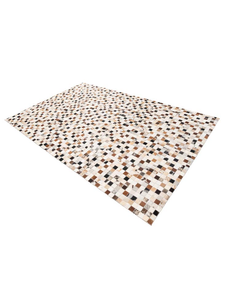 Detail image of 5' x 7' 10 Cowhide Stocks Rug