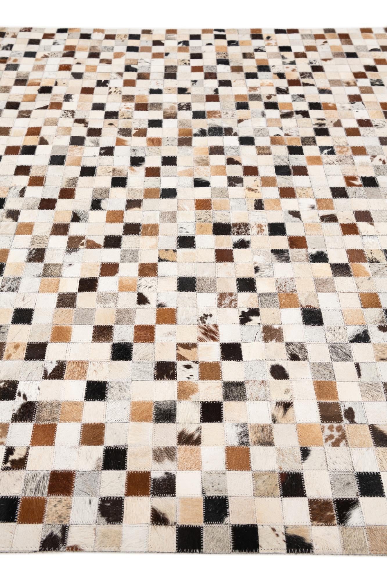 5' x 7' 10 Cowhide Stocks Rug