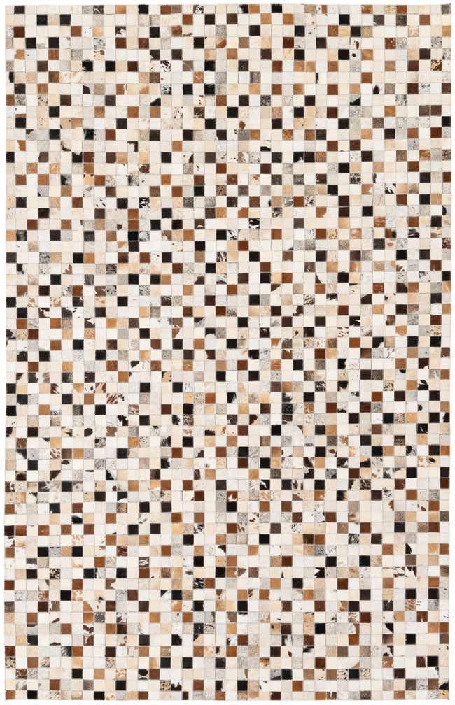 5' x 7' 10 Cowhide Stocks Rug