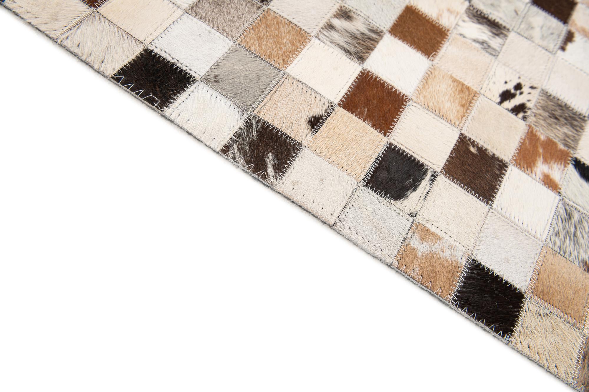 5' x 7' 10 Cowhide Stocks Rug
