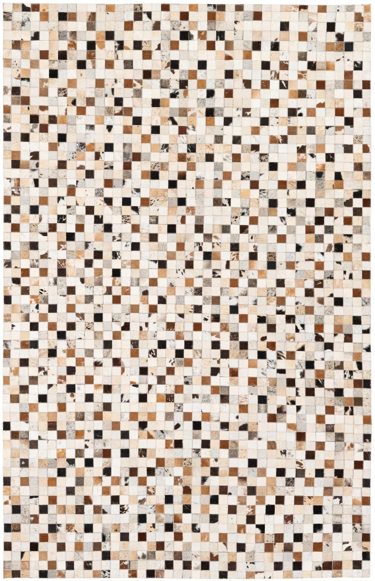 5' x 7' 10 Cowhide Stocks Rug