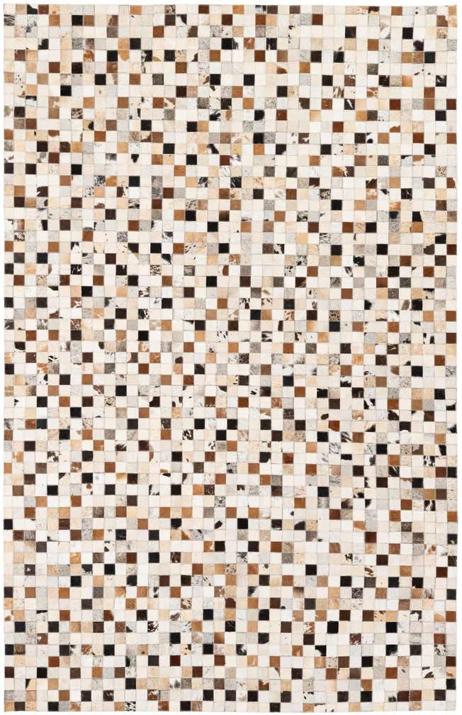 5' x 7' 10 Cowhide Stocks Rug