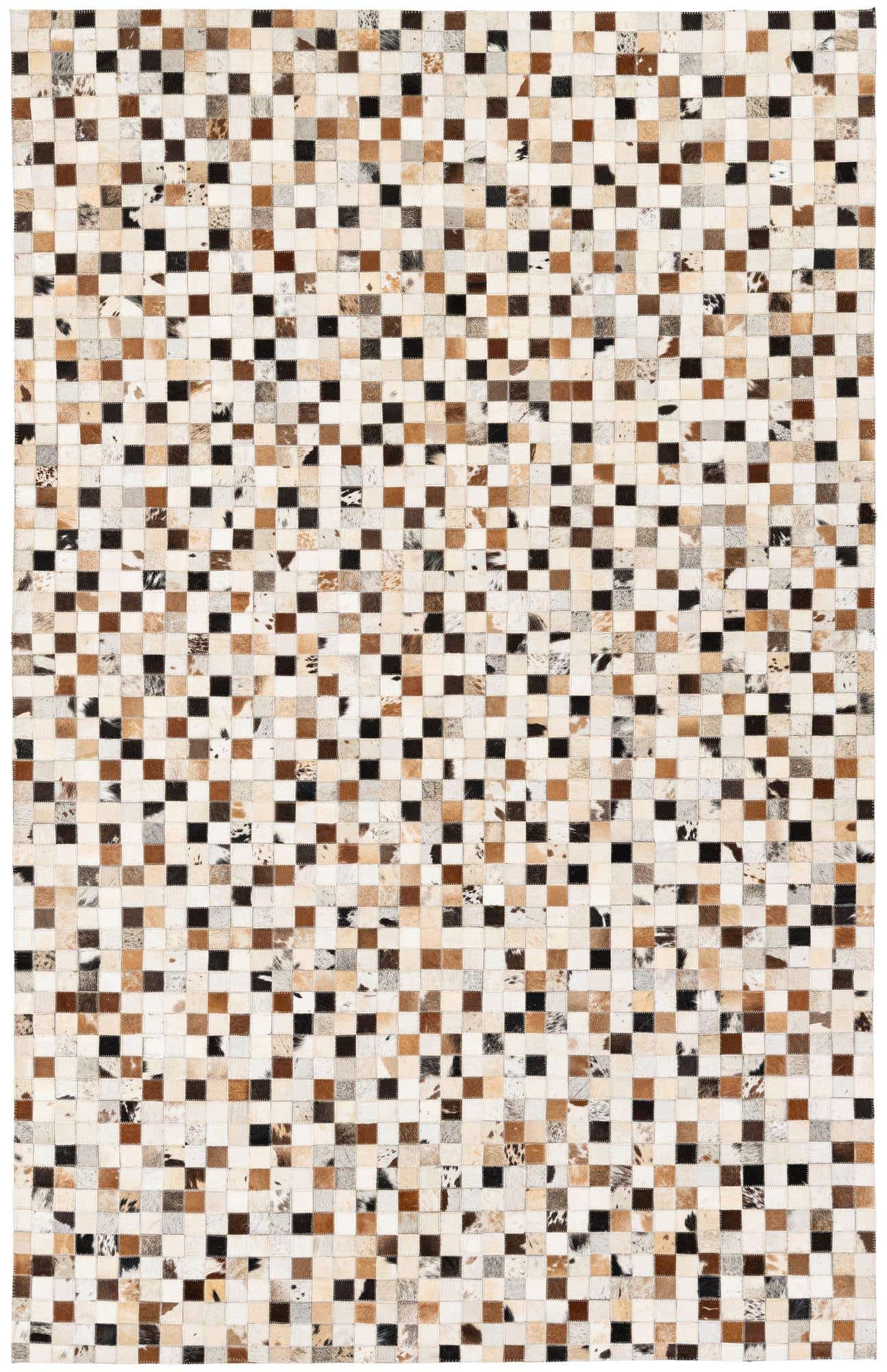 5' 1 x 7' 10 Cowhide Stocks Rug