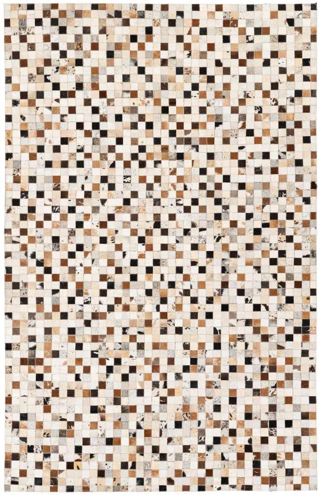 5' 1 x 7' 10 Cowhide Stocks Rug