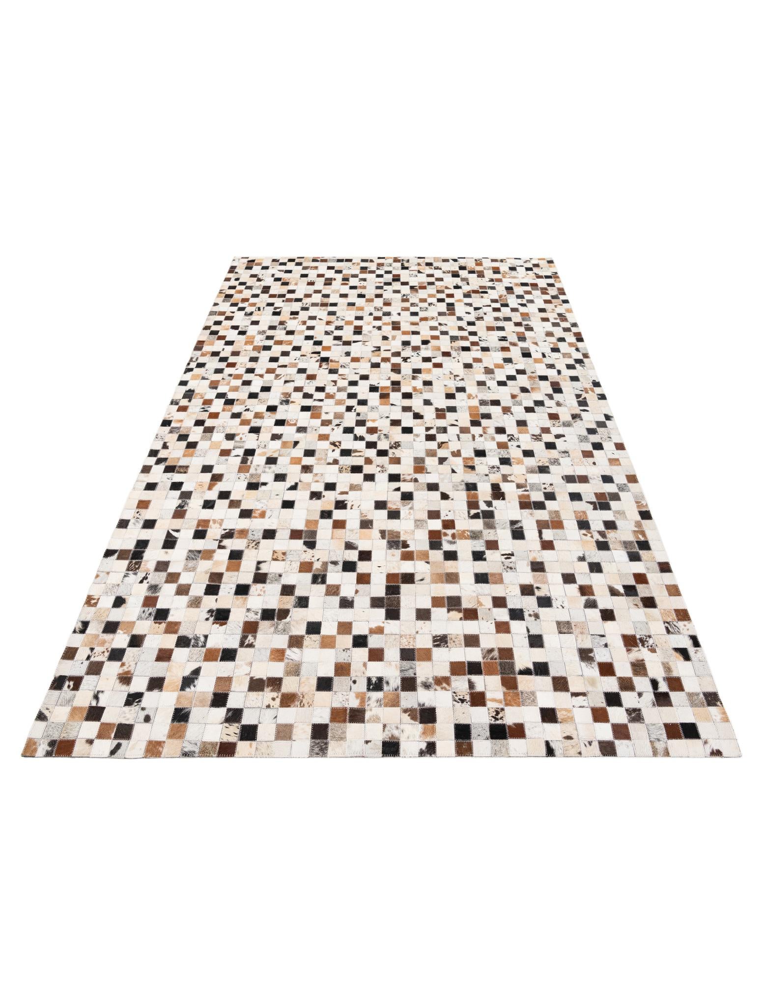 5' x 7' 10 Cowhide Stocks Rug