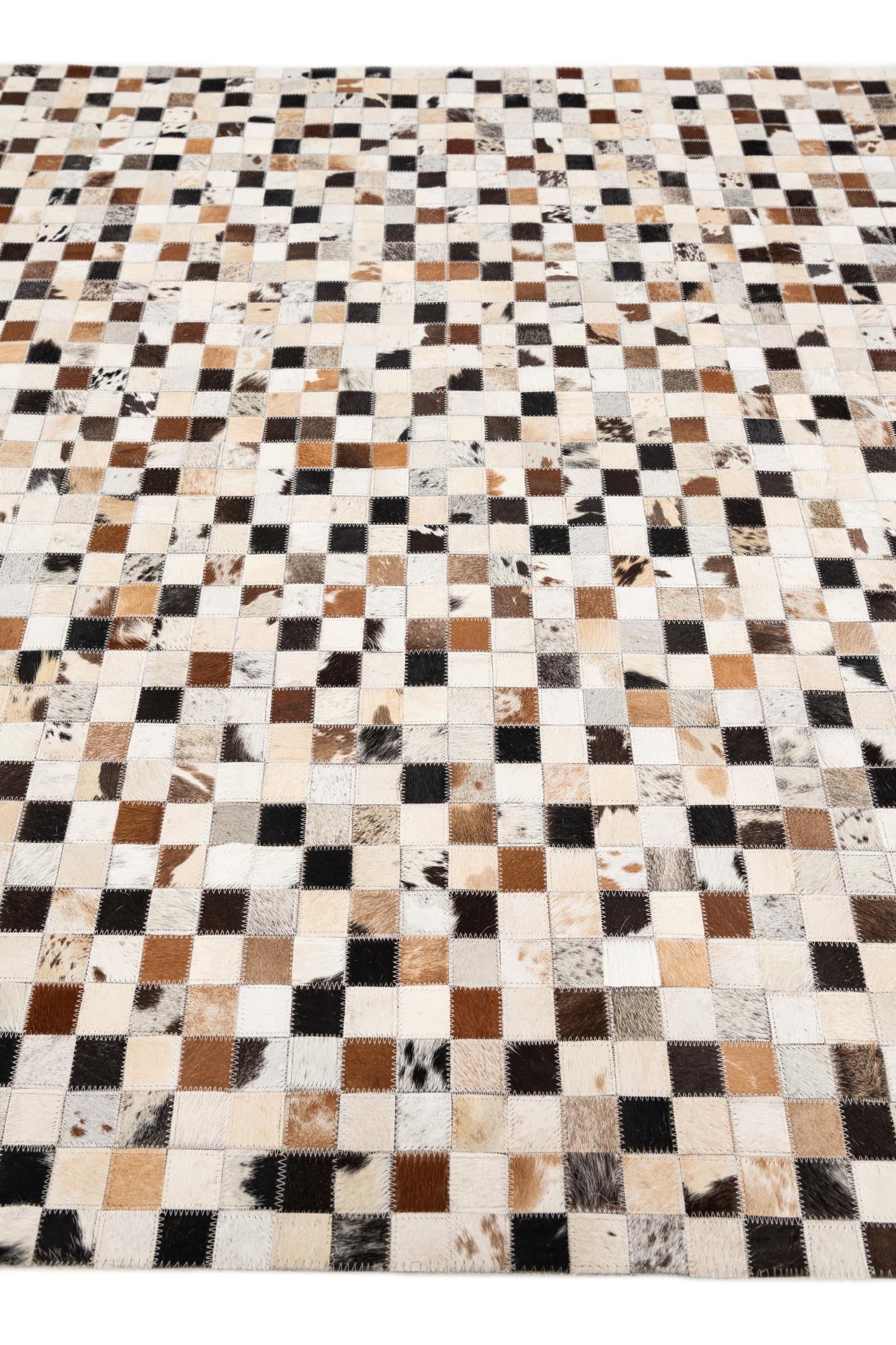 5' x 7' 10 Cowhide Stocks Rug