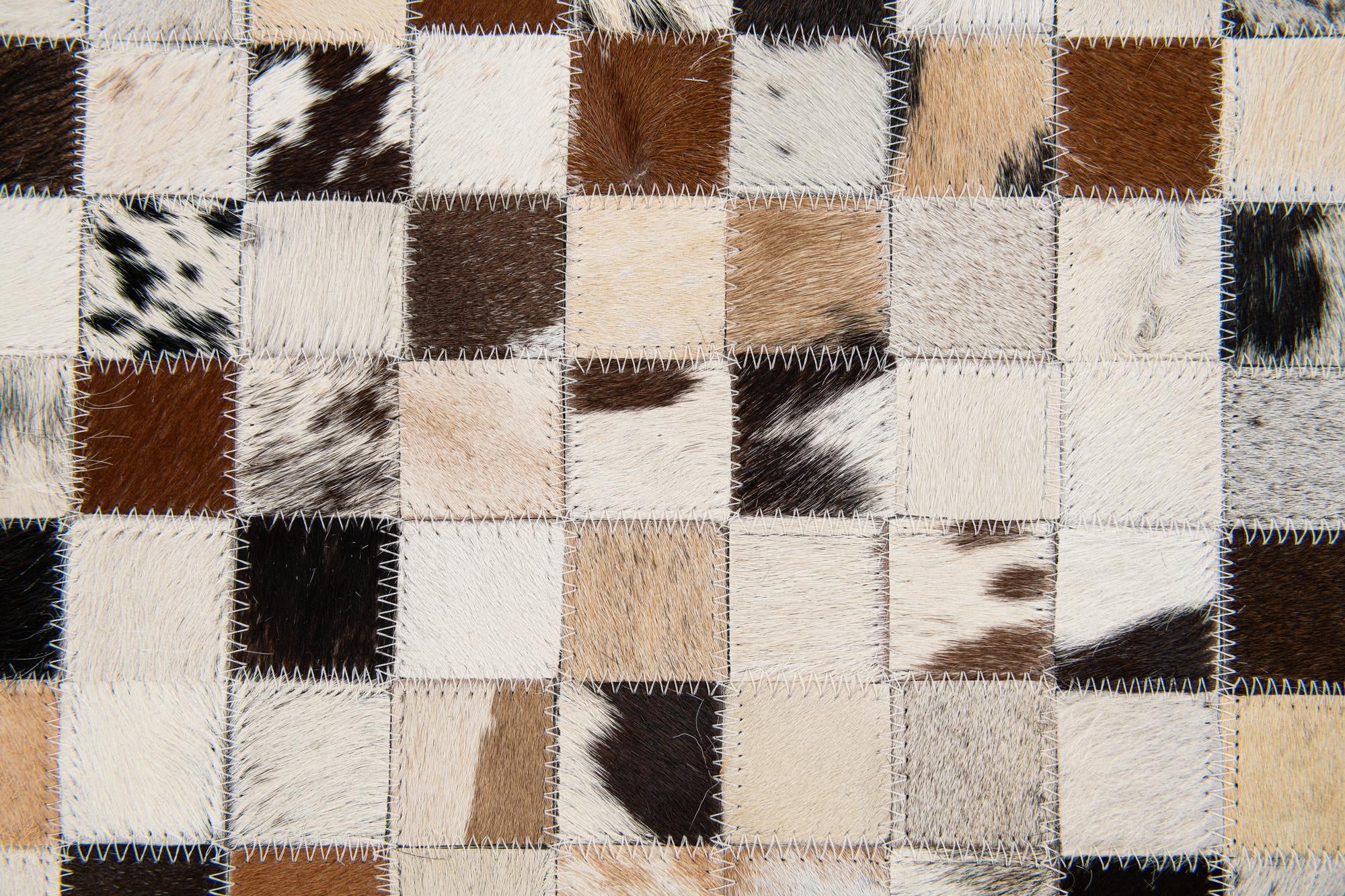 5' x 7' 10 Cowhide Stocks Rug