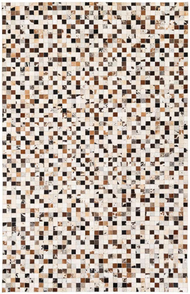 5' x 7' 10 Cowhide Stocks Rug