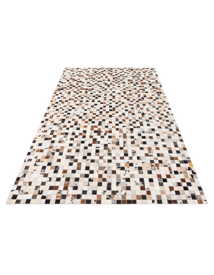 Detail image of 5' x 7' 10 Cowhide Stocks Rug