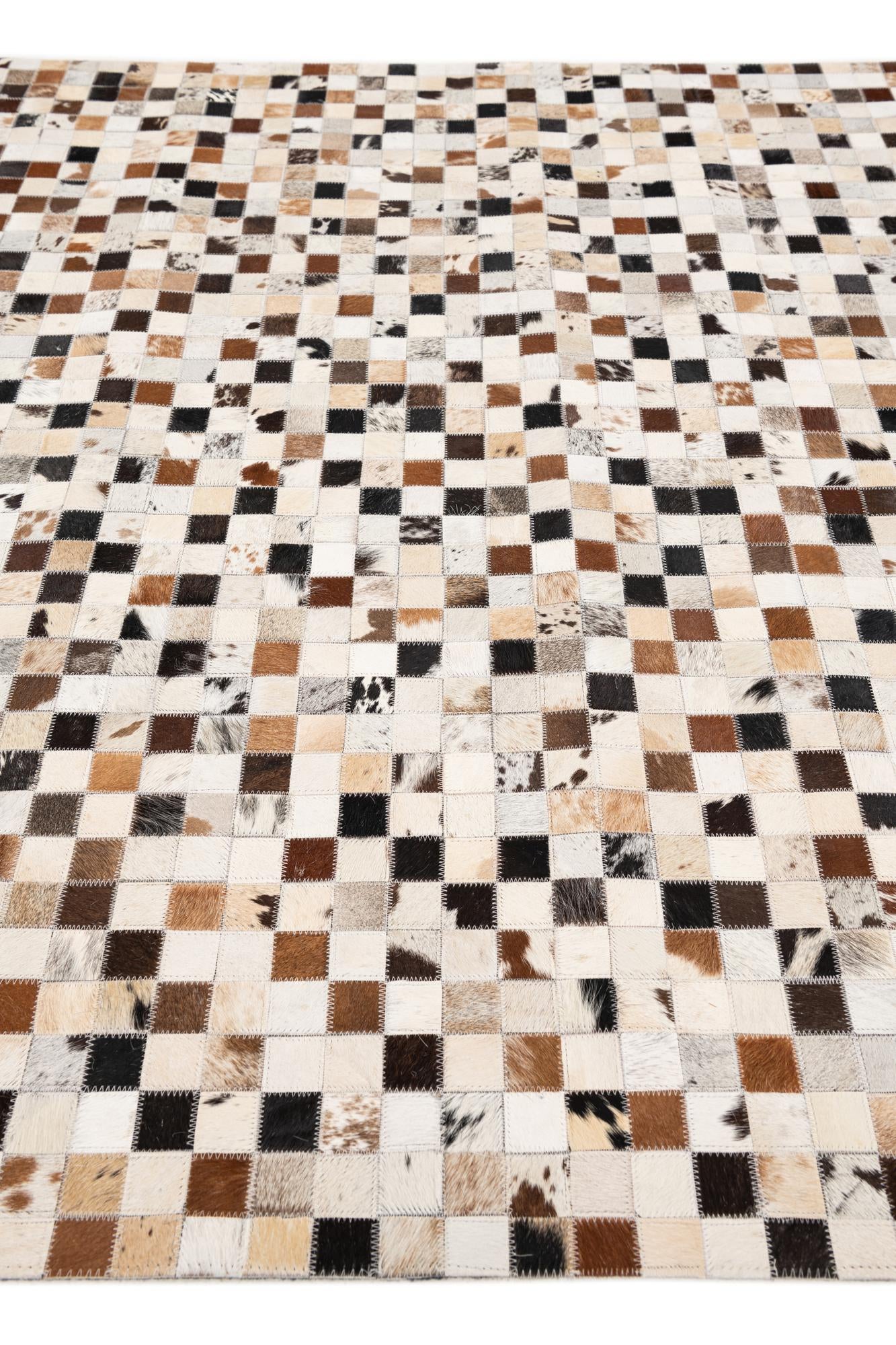 5' x 7' 10 Cowhide Stocks Rug