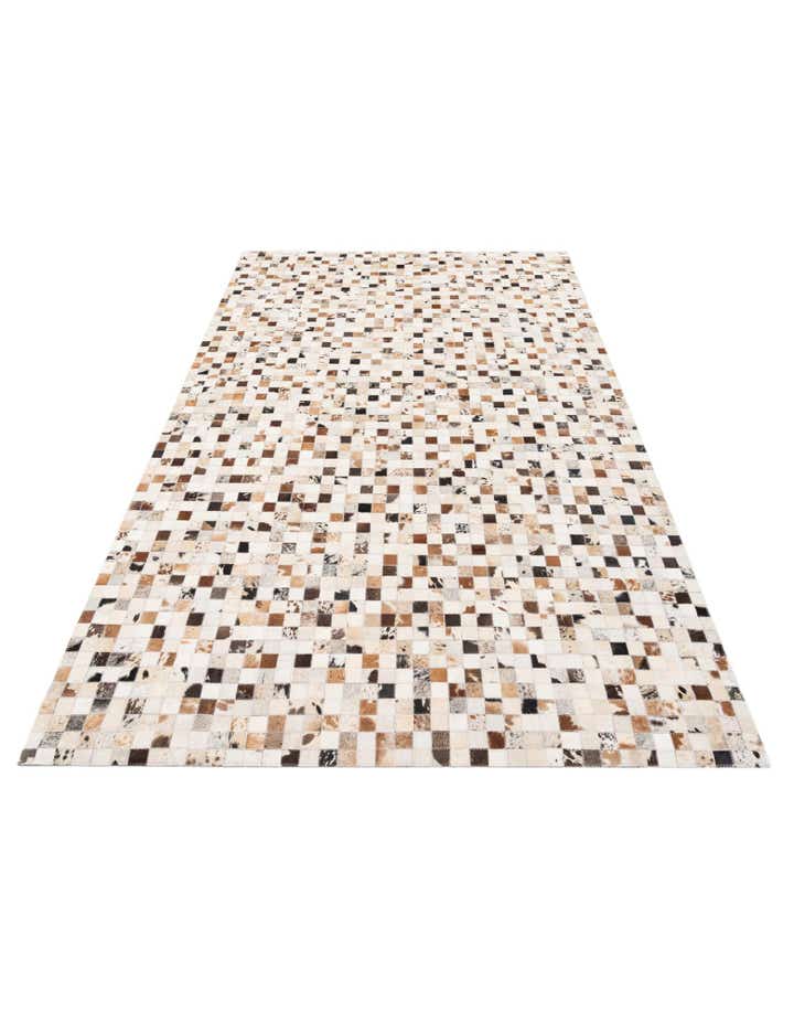 5' x 8' Cowhide Stocks Rug