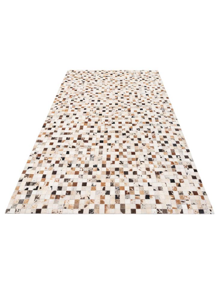 Detail image of 5' x 8' Cowhide Stocks Rug