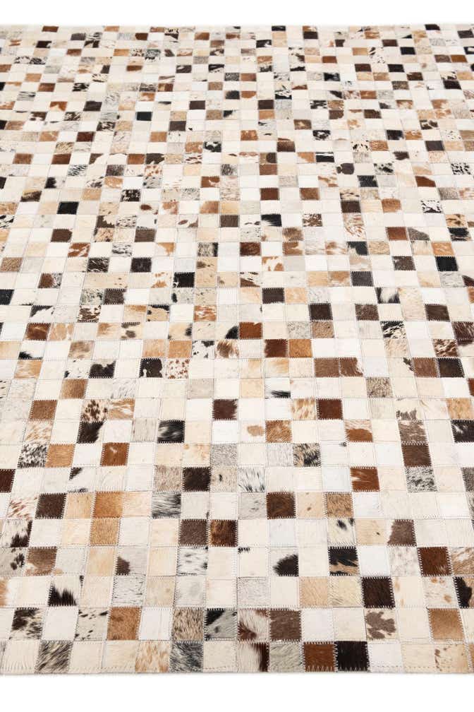 5' x 8' Cowhide Stocks Rug