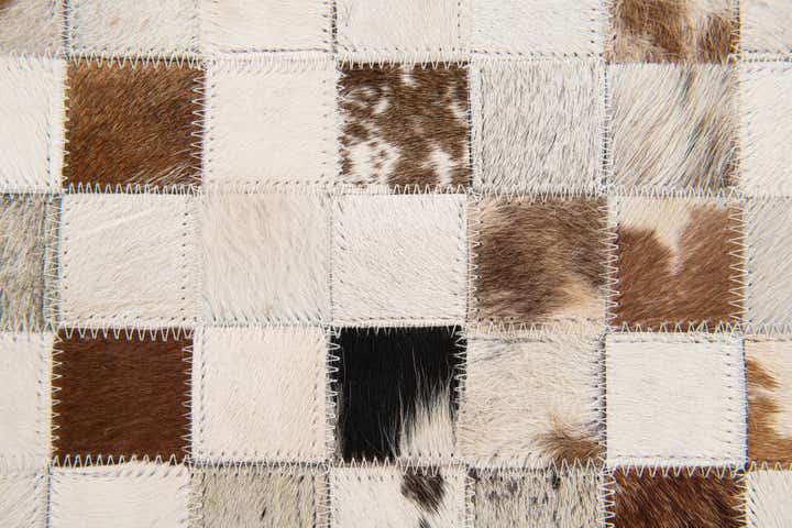 5' x 8' Cowhide Stocks Rug