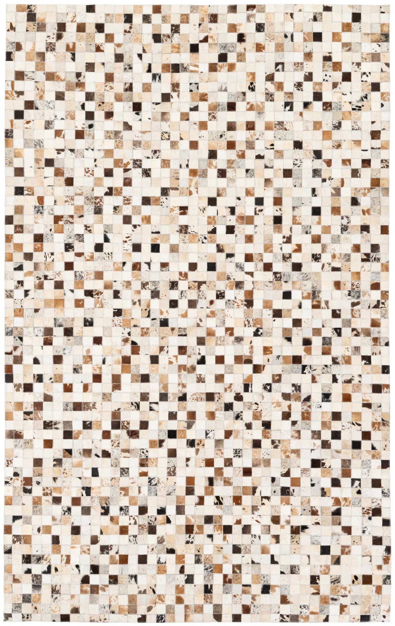 5' x 8' Cowhide Stocks Rug