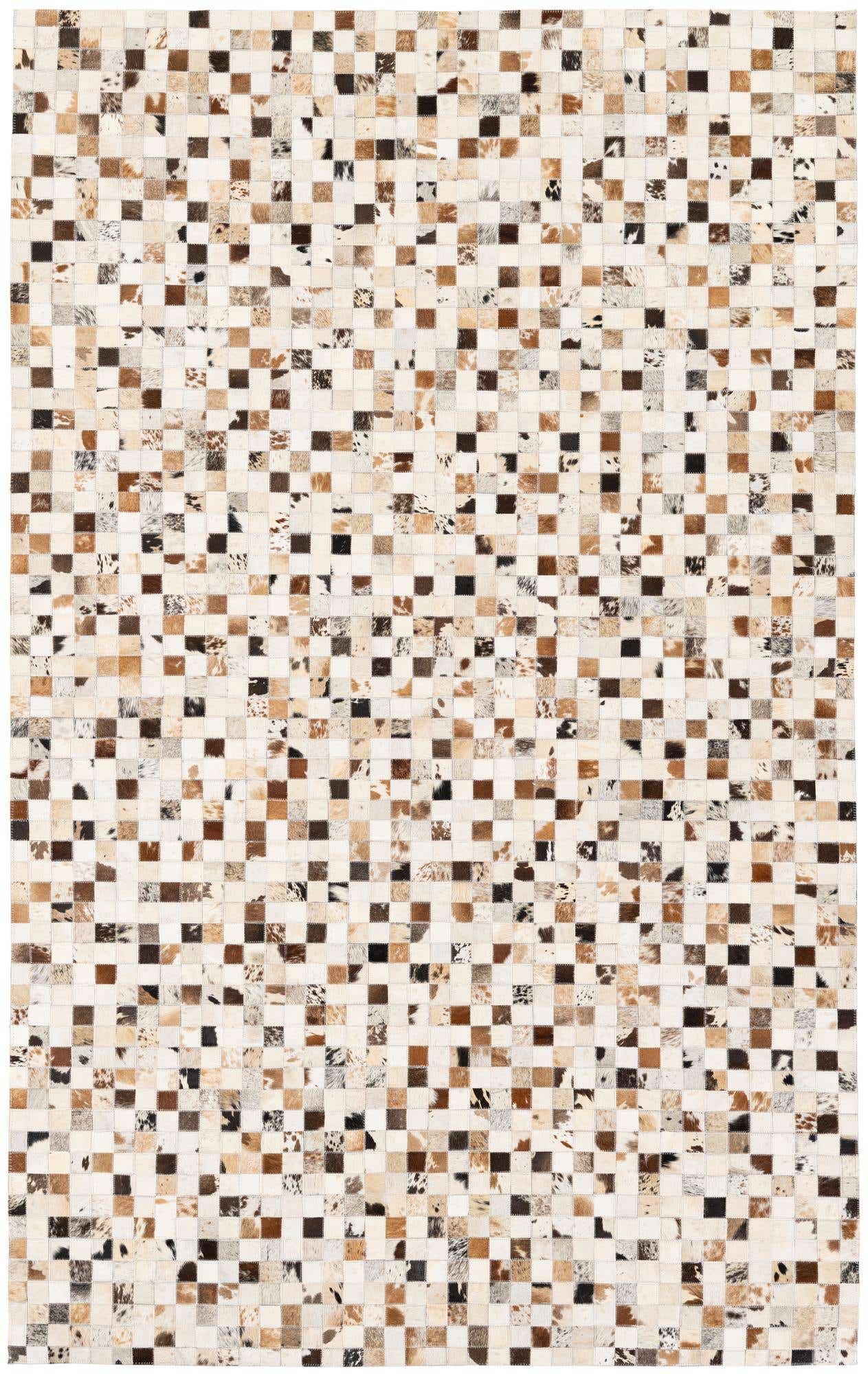 5' x 8' Cowhide Stocks Rug