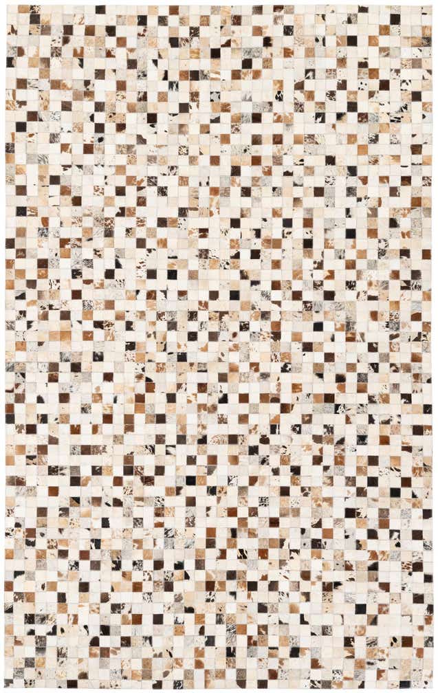 5' x 8' Cowhide Stocks Rug