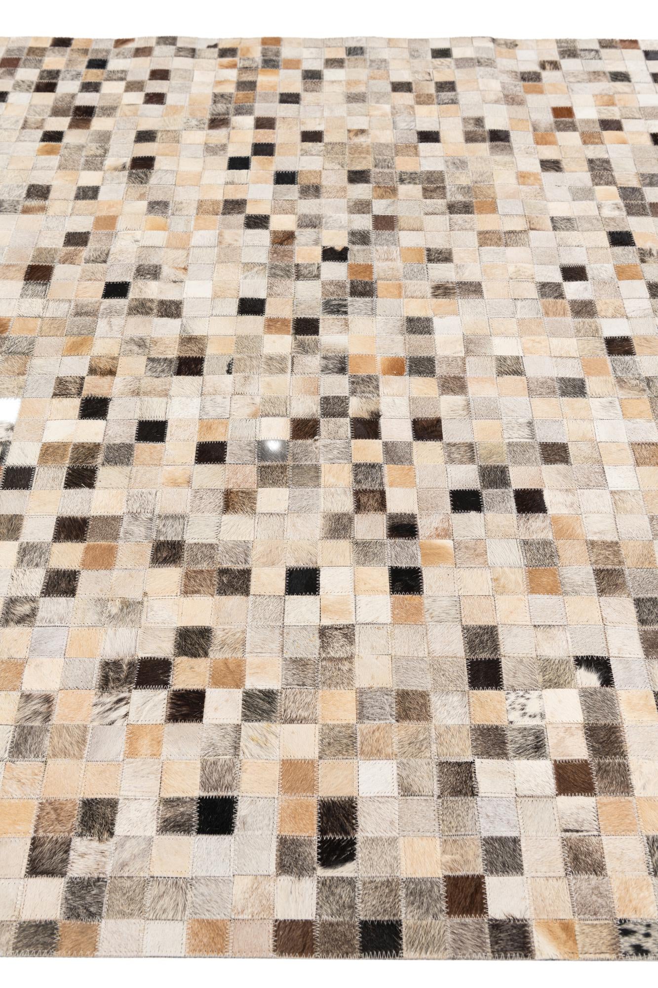 5' 2 x 7' 6 Cowhide Stocks Rug