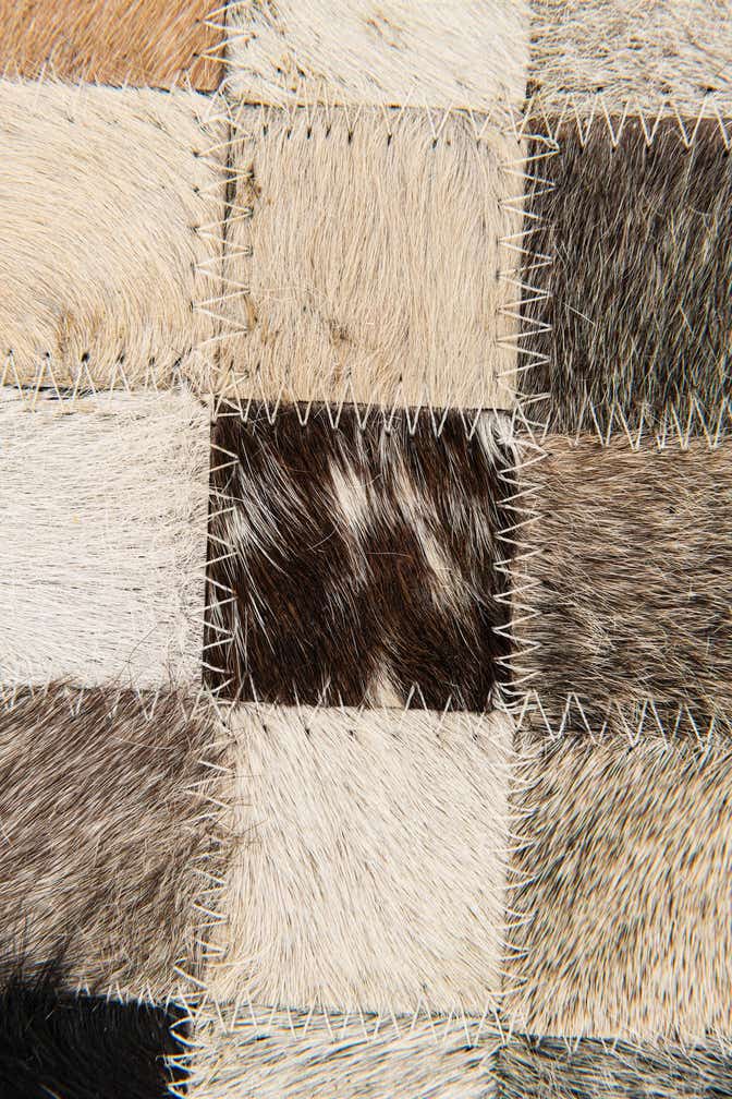 5' 2 x 7' 6 Cowhide Stocks Rug