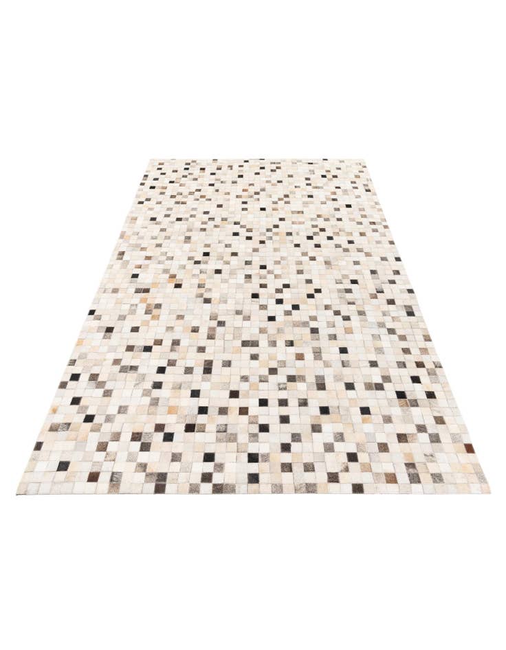 Detail image of 5' x 8' Cowhide Stocks Rug