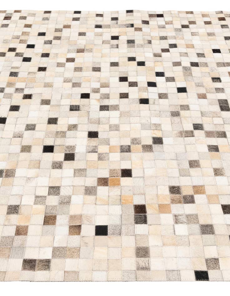 Detail image of 5' x 8' Cowhide Stocks Rug