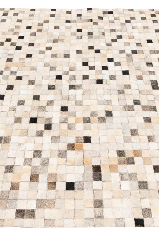 Detail image of 5' x 8' Cowhide Stocks Rug