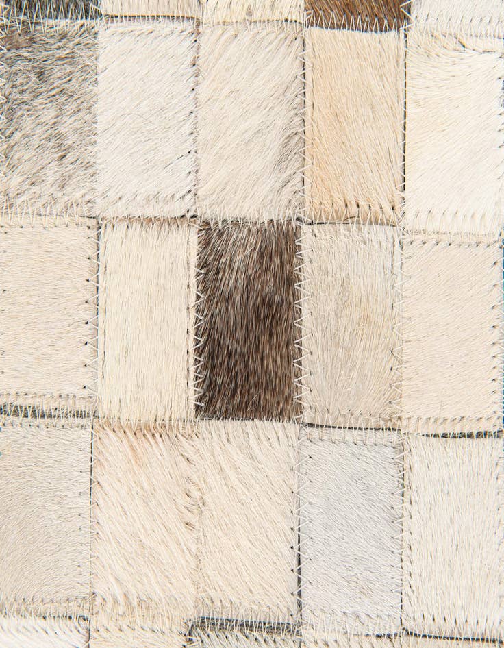 Detail image of 5' x 8' Cowhide Stocks Rug