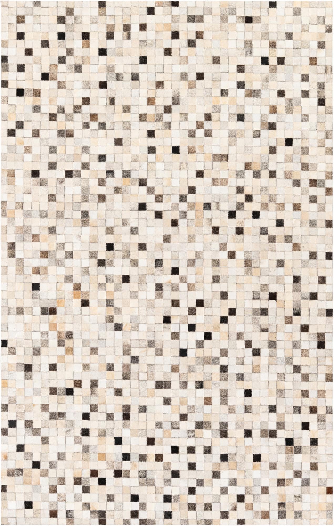 5' x 8' Cowhide Stocks Rug