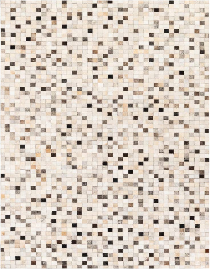 Detail image of 5' x 8' Cowhide Stocks Rug