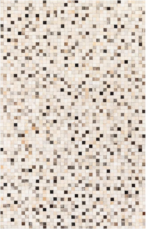 Detail image of 5' x 8' Cowhide Stocks Rug