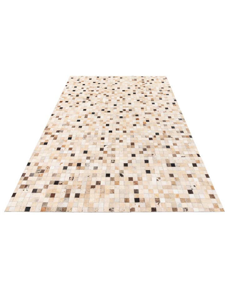 Detail image of 5' 3 x 7' 7 Cowhide Stocks Rug