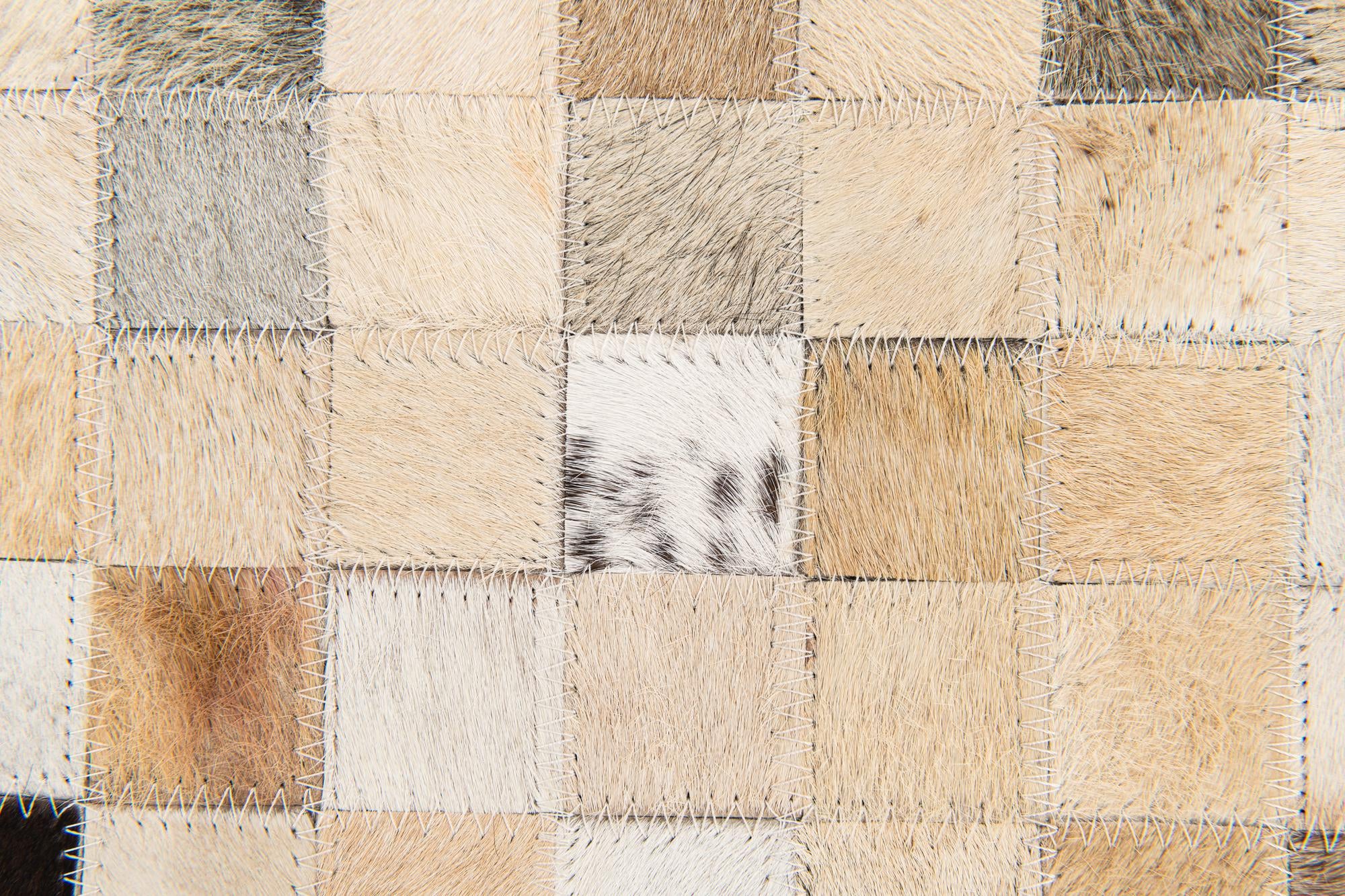 5' 3 x 7' 7 Cowhide Stocks Rug