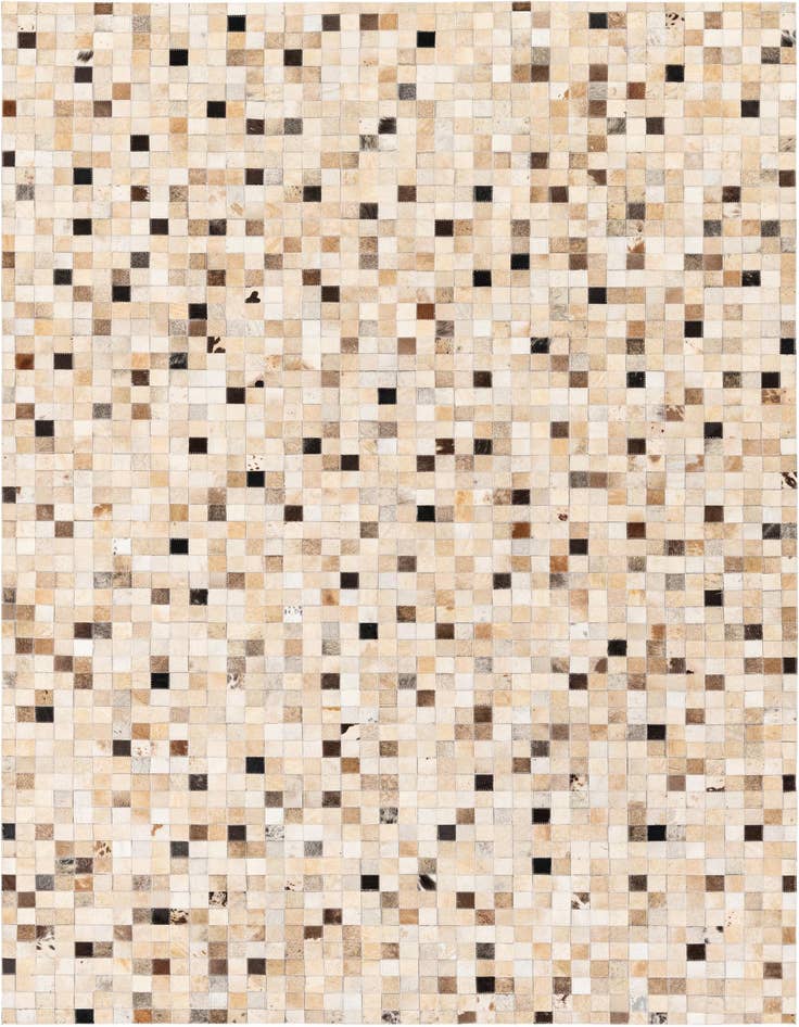Detail image of 5' 3 x 7' 7 Cowhide Stocks Rug