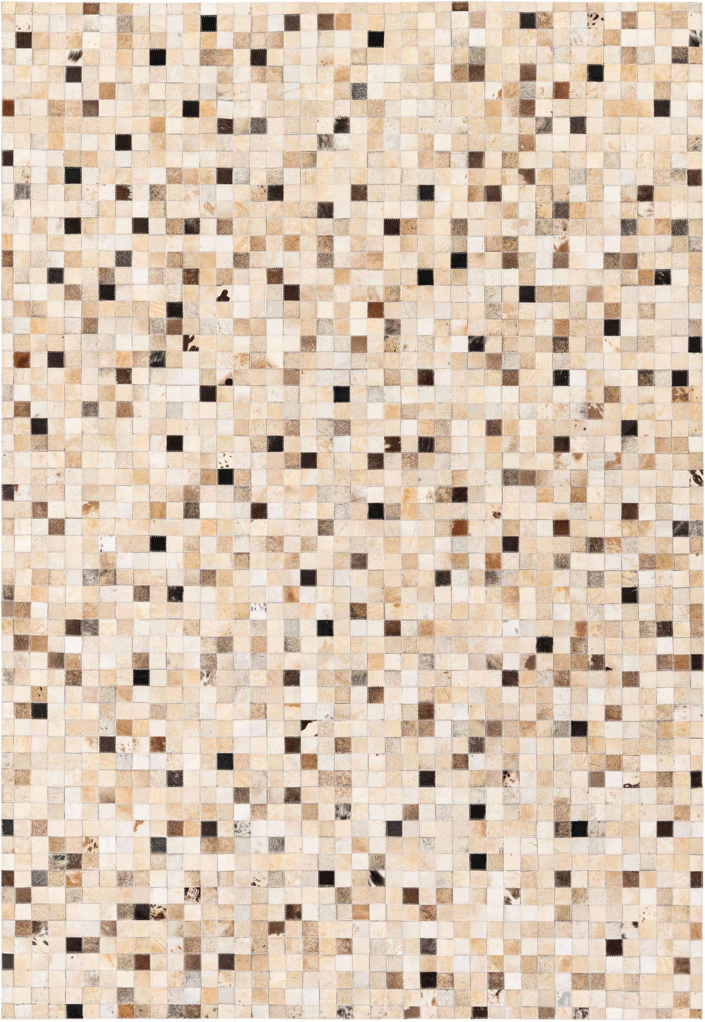 5' 3 x 7' 7 Cowhide Stocks Rug