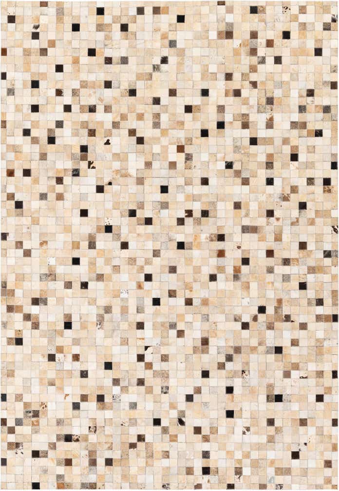 5' 3 x 7' 7 Cowhide Stocks Rug