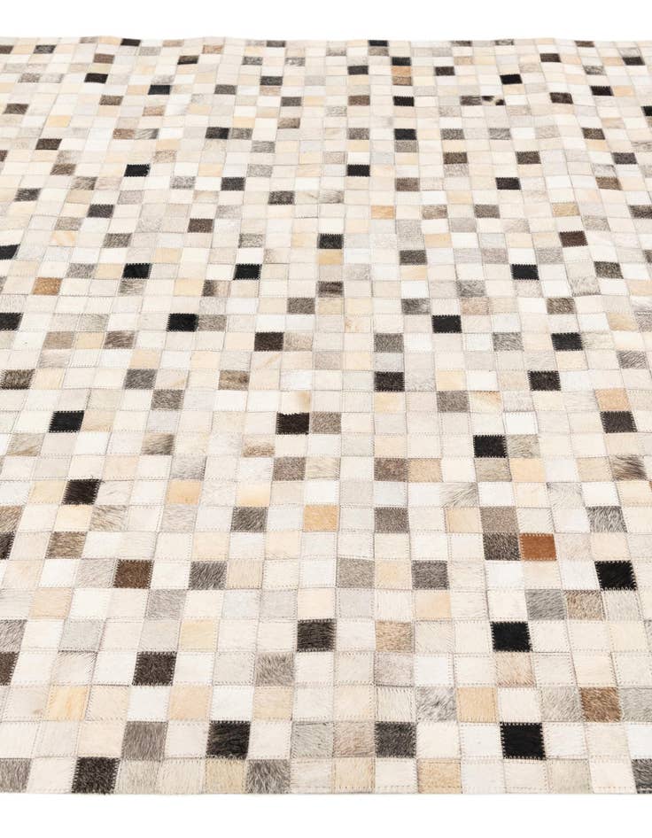 Detail image of 5' x 7' 11 Cowhide Stocks Rug