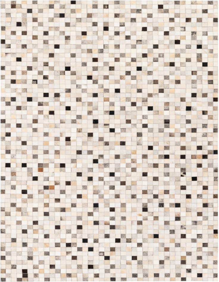 Detail image of 5' x 7' 11 Cowhide Stocks Rug