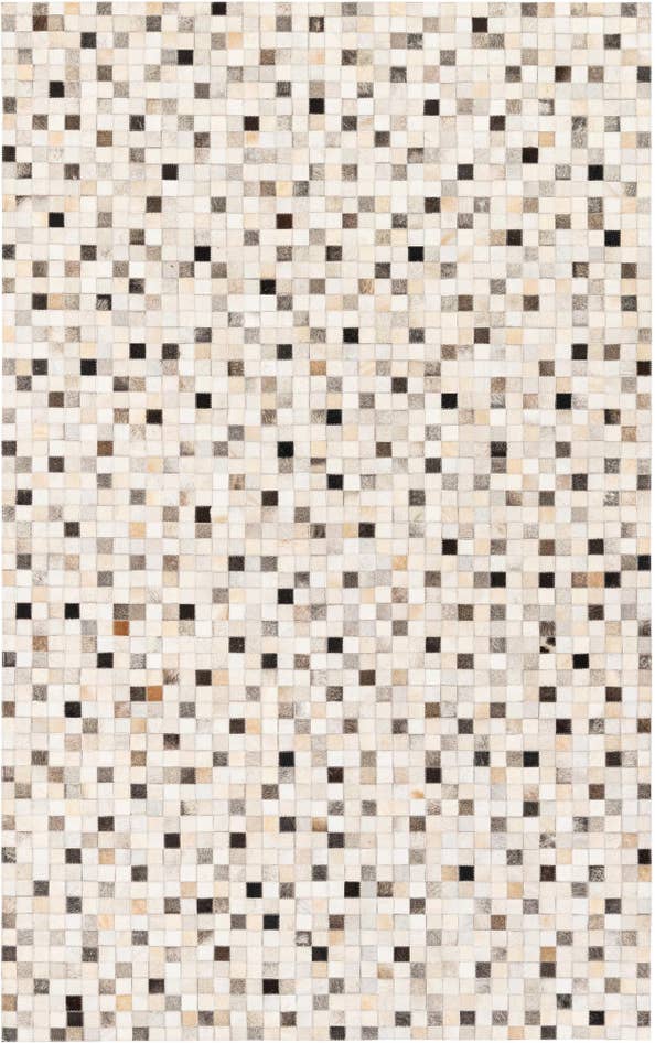 Detail image of 5' x 7' 11 Cowhide Stocks Rug