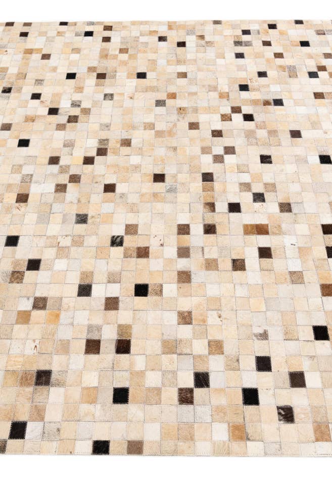 Detail image of 5' 4 x 7' 7 Cowhide Stocks Rug