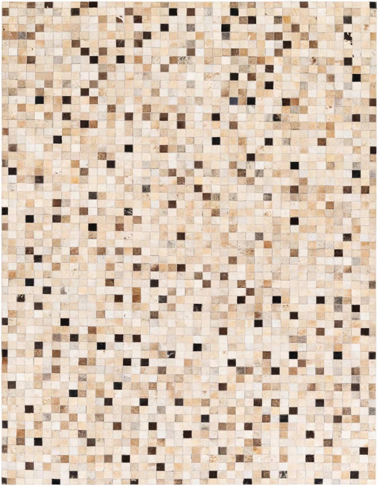 Detail image of 5' 4 x 7' 7 Cowhide Stocks Rug