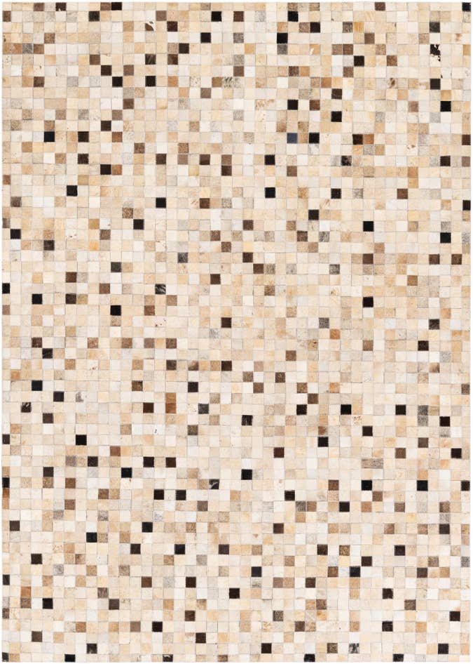 Detail image of 5' 4 x 7' 7 Cowhide Stocks Rug
