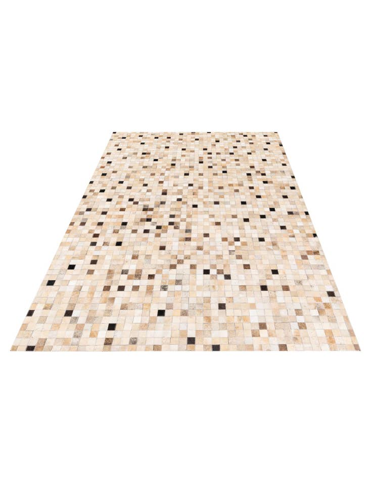 Detail image of 5' 3 x 7' 6 Cowhide Stocks Rug