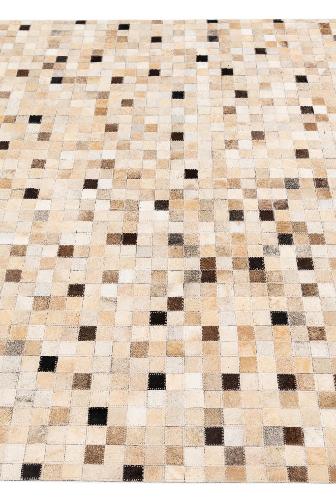 5' 3 x 7' 6 Cowhide Stocks Rug