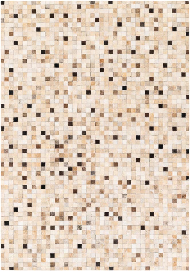 Detail image of 5' 3 x 7' 6 Cowhide Stocks Rug