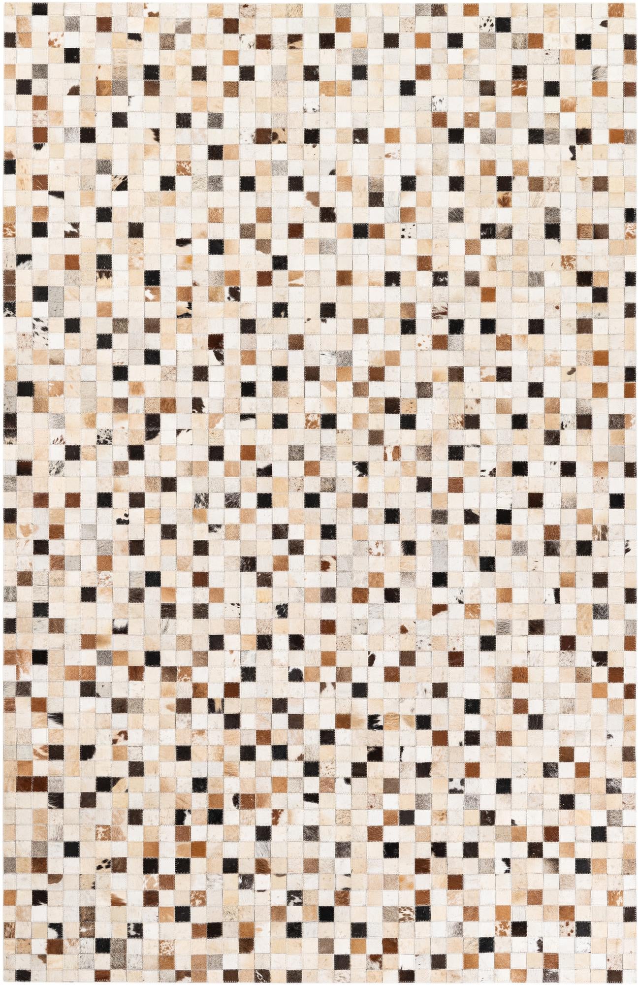 5' 2 x 8' Cowhide Stocks Rug