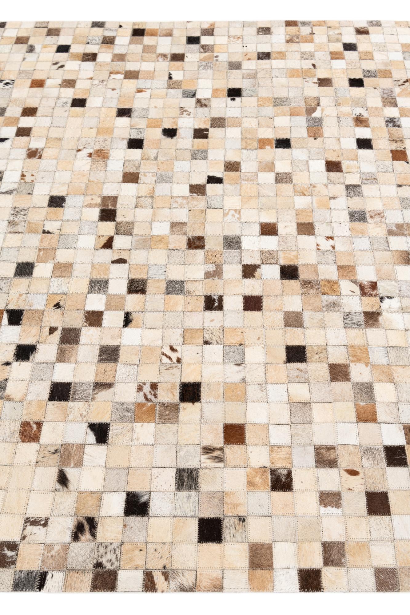 4' 11 x 8' Cowhide Stocks Rug