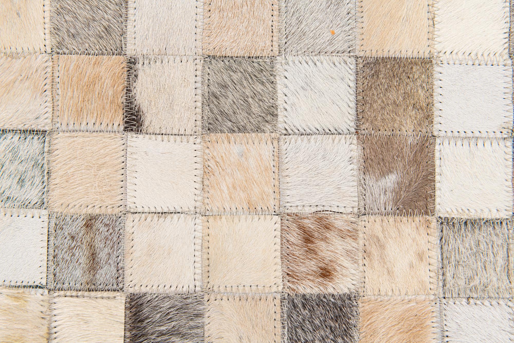 4' 11 x 8' Cowhide Stocks Rug