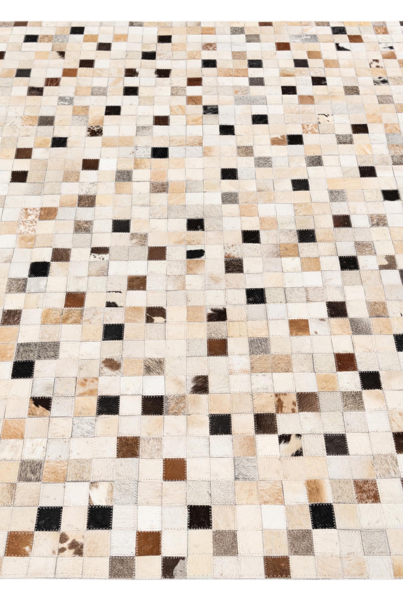 5' x 8' Cowhide Stocks Rug