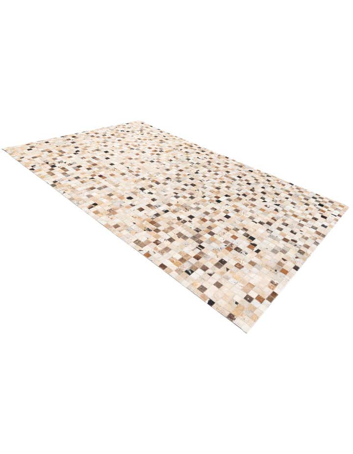 5' 1 x 8' Cowhide Stocks Rug
