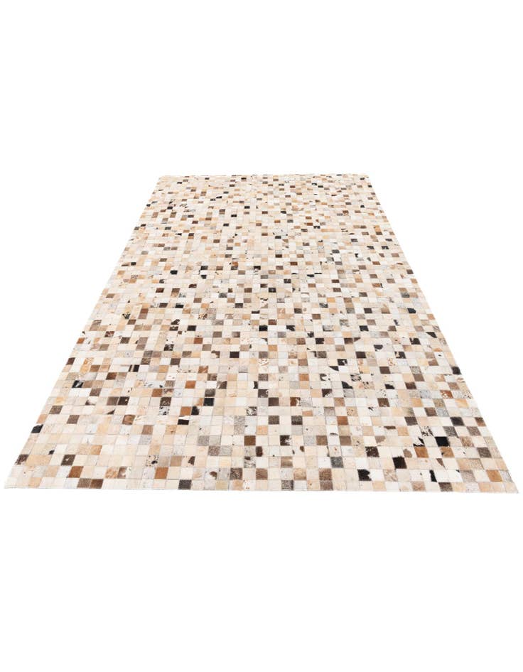 Detail image of 5' 1 x 8' Cowhide Stocks Rug